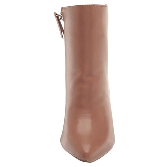 MADDEN GIRL FLEXX Pointed Toe Booties Block Heel Ankle Boot Caramel Size 5.5 M - Picture 4 of 9